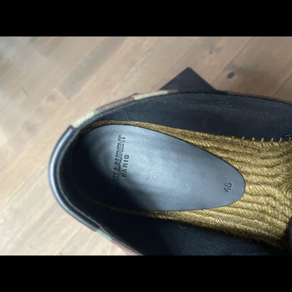 Authentic Saint Laurent Camouflage Espadrilles - Picture 8 of 11